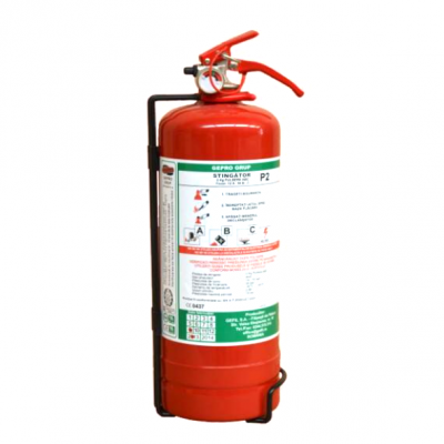 Stingator presurizat P2, cu pulbere, portabil, 2 kg Stingator presurizat P2, cu pulbere, portabil, 2 kg