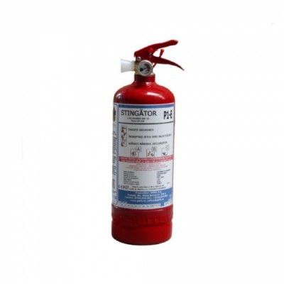 Stingator presurizat P1, cu pulbere, portabil, 1kg Stingator presurizat P1, cu pulbere, portabil, 1kg