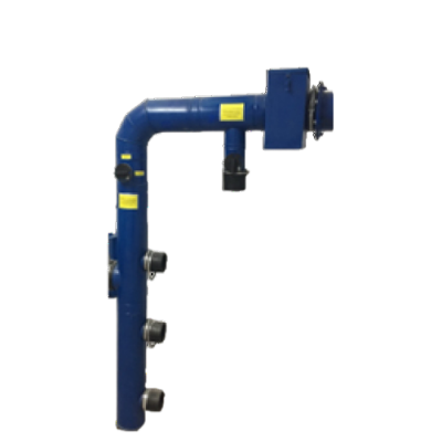 Ansamblu canal aer ∅150 mm cu cutie filtrantă, filtru reținător de praf și flanșă de cuplare Ansamblu canal aer ∅150 mm cu cutie filtrantă, filtru reținător de praf și flanșă de cuplare